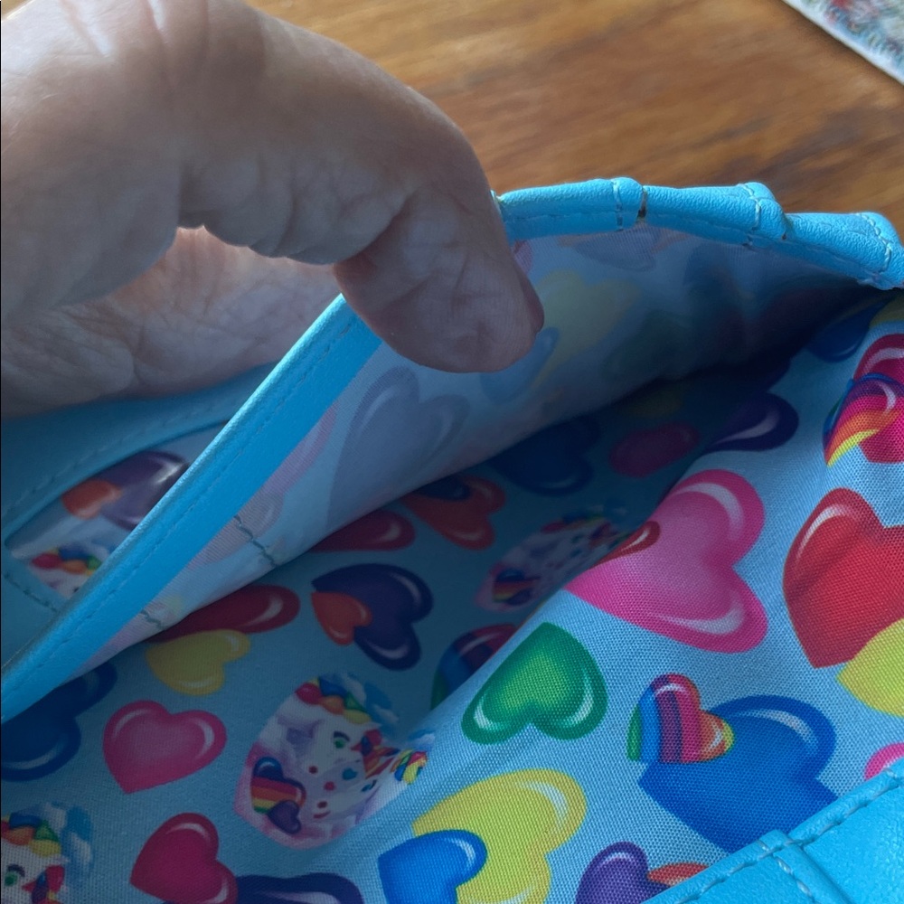 Lisa Frank Loungefly Unicorn and Dolphin Wallet - Picture 5 of 7